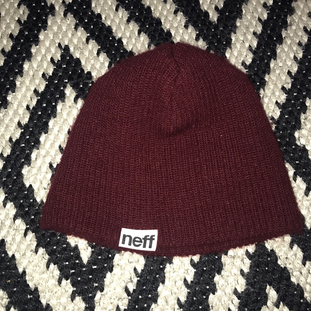 Maroon Neff beanie